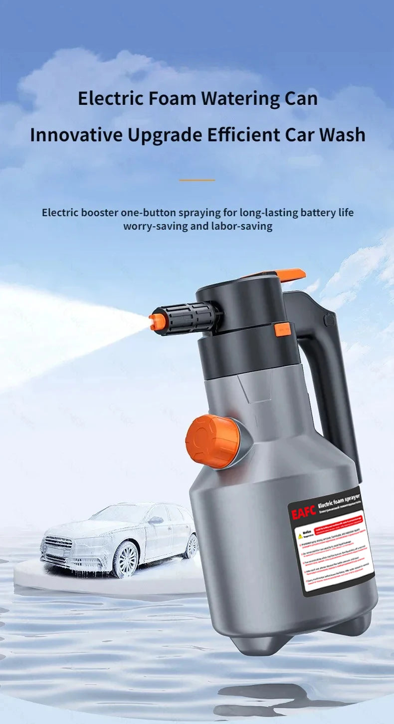 Elektrischer Schaumsprayer – Hochdruck & Schnee-Schaum