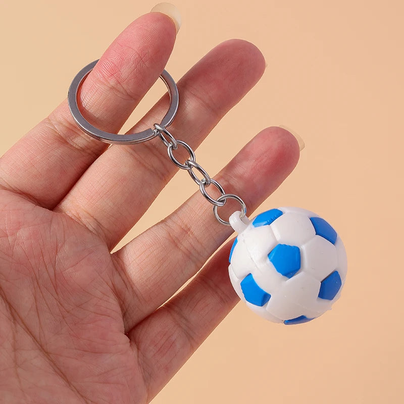 Fußball Schlüsselanhänger 3D – Länderflagge, Tasche & Auto