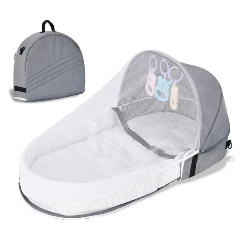 Baby-Reisebett faltbar – Moskitonetz, Matratze & Camping