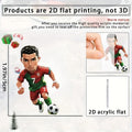 Schlüsselanhänger Fußball-Star – Acryl, Auto & Tasche