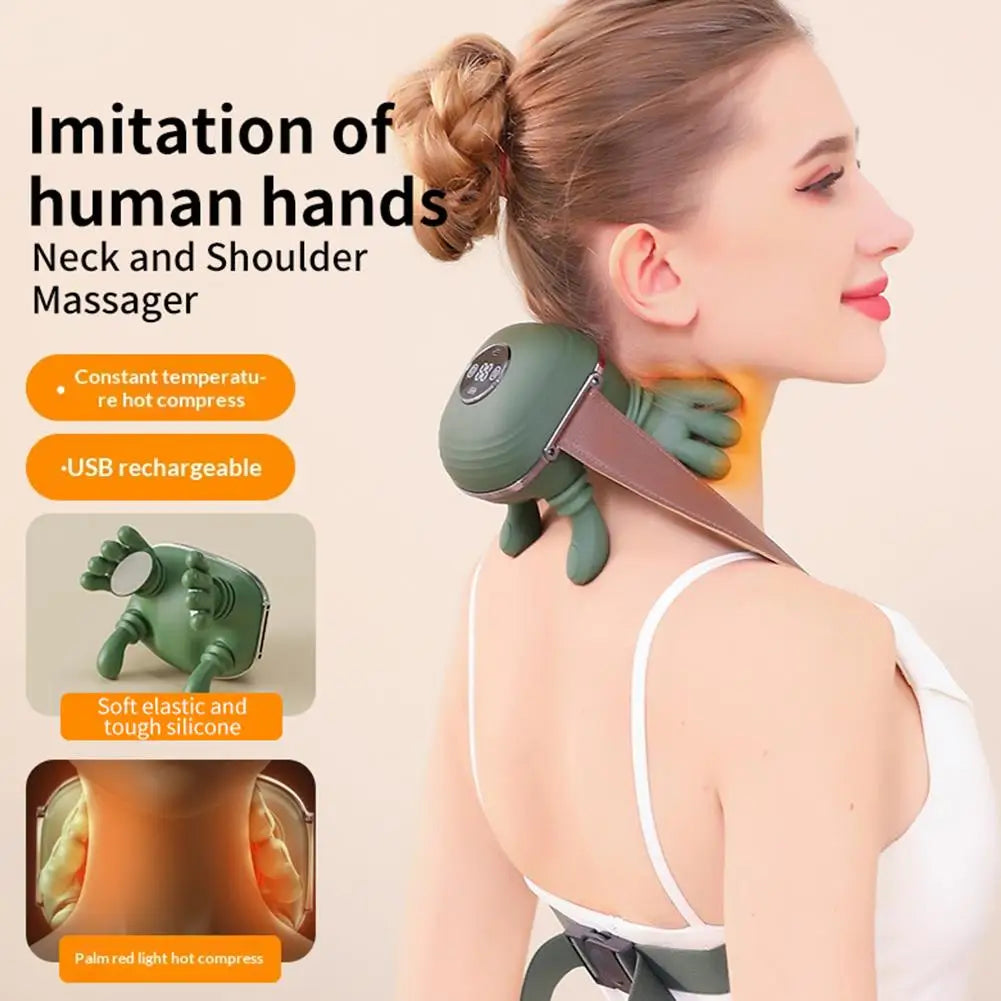 Nacken-Schulter-Massagegerät elektrisch – Knetmassage & Wärme