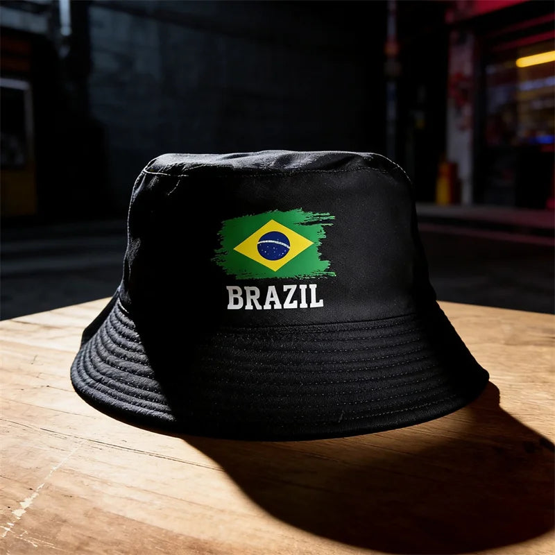Länderflaggen Bucket Hat – Wendbar, Fußball-Fan & Outdoor