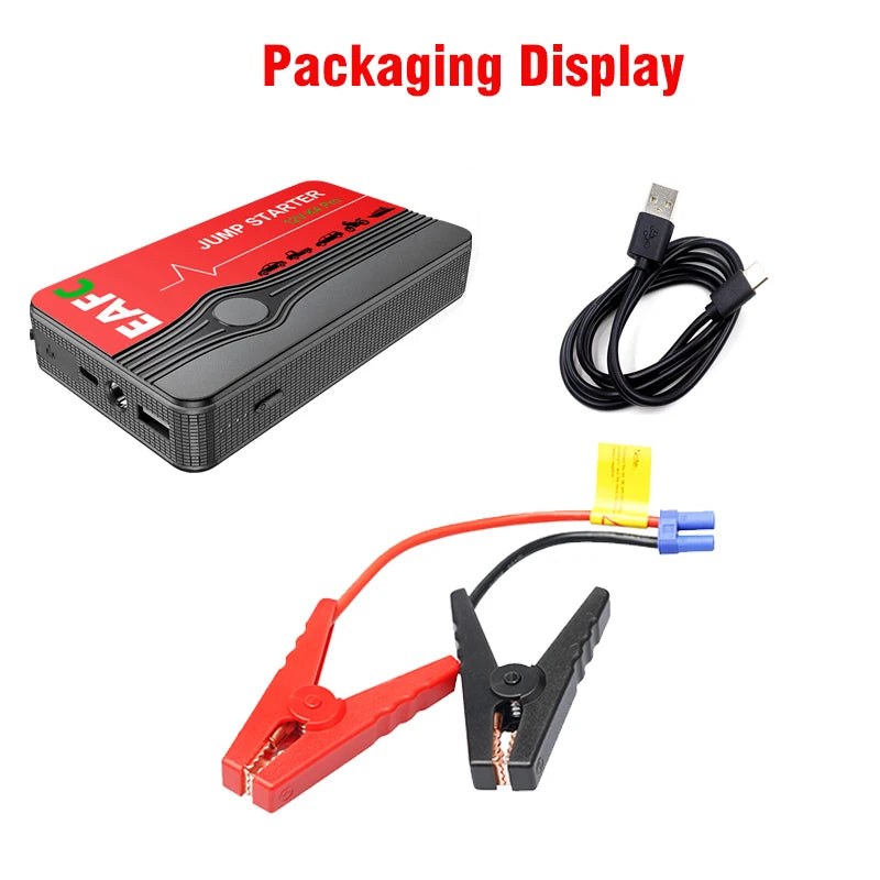 Auto Starthilfe-Powerbank 600A – 12V mit LED-Licht