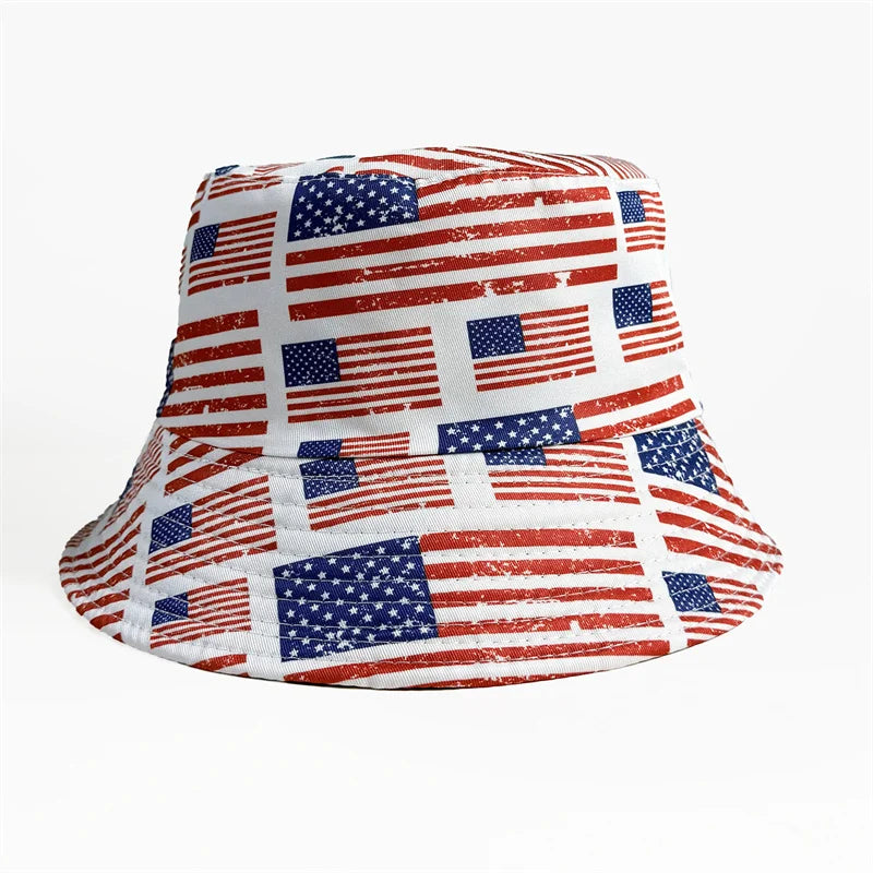 Länderflaggen Bucket Hat – Wendbar, Fußball-Fan & Outdoor