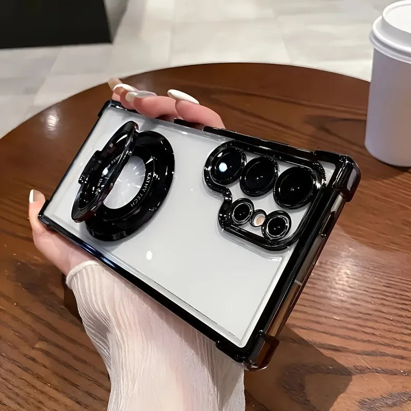 Samsung Hülle Magnetisch – Transparent, Standfunktion & MagSafe