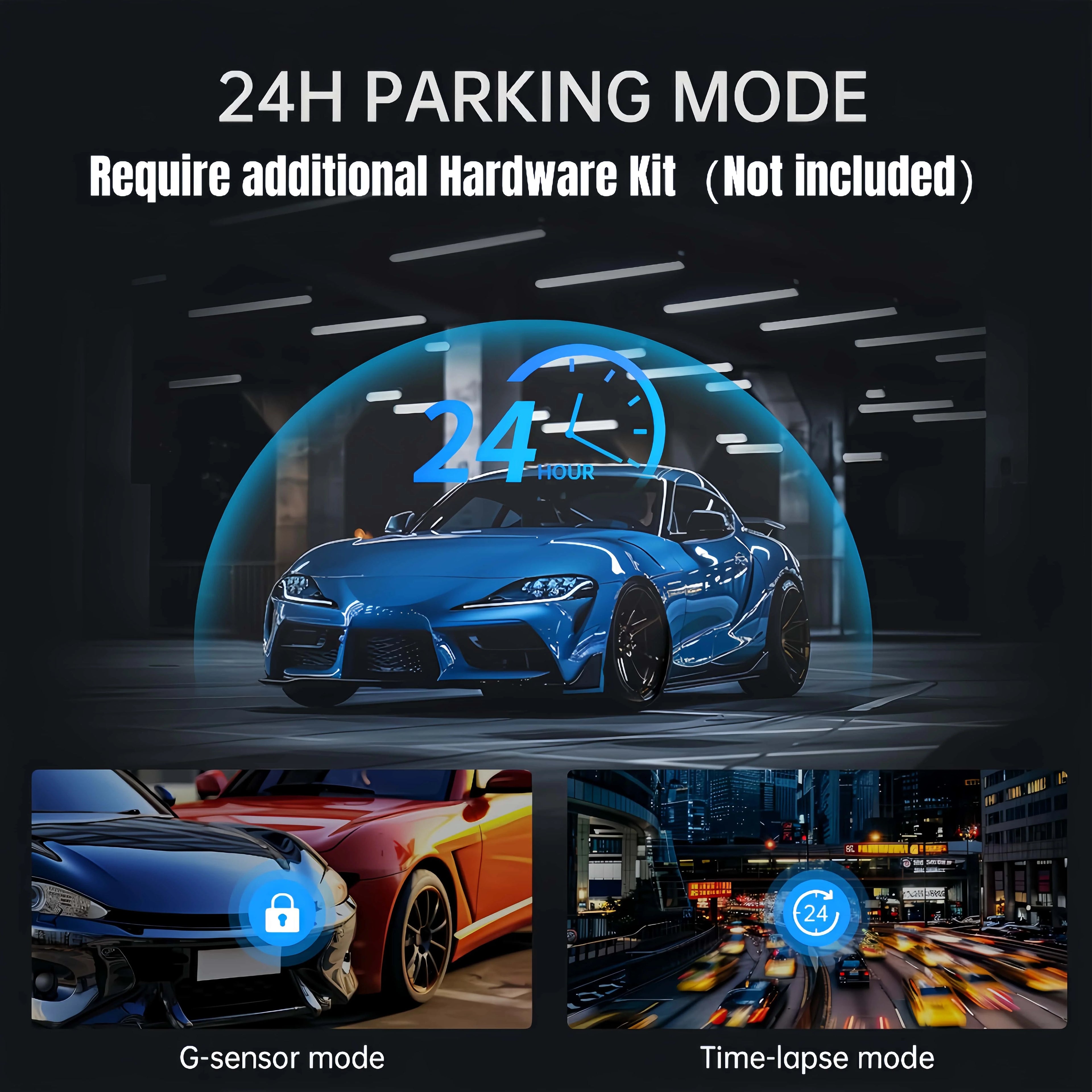 Dashcam 4K Rückspiegel – Dual-Kamera & 9,66" IPS Display