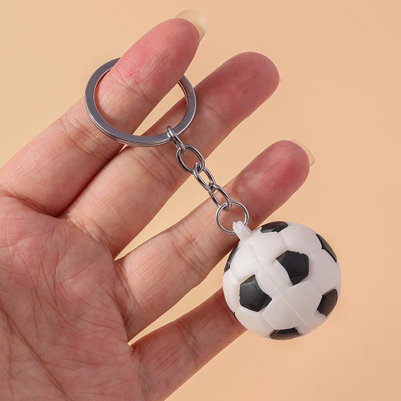 Fußball Schlüsselanhänger 3D – Länderflagge, Tasche & Auto