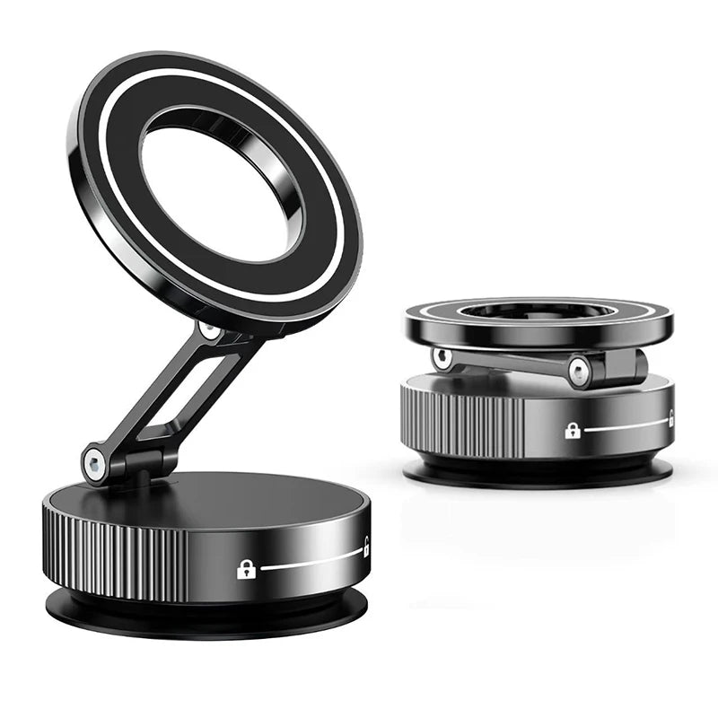 Magnetischer Handyhalter – Saugnapf, 360° & faltbar