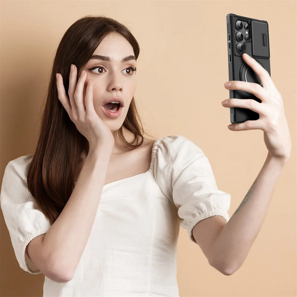 Samsung Hülle Slide-Kamera – Magnetisch, Standfunktion & Schutz