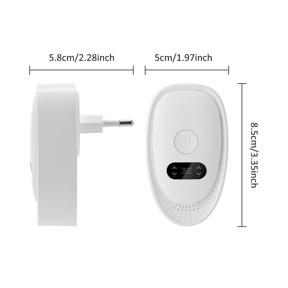 Mini Luftreiniger Plug-In – Negativ-Ionen-Ionisator für Büro, Schlafzimmer & Bad
