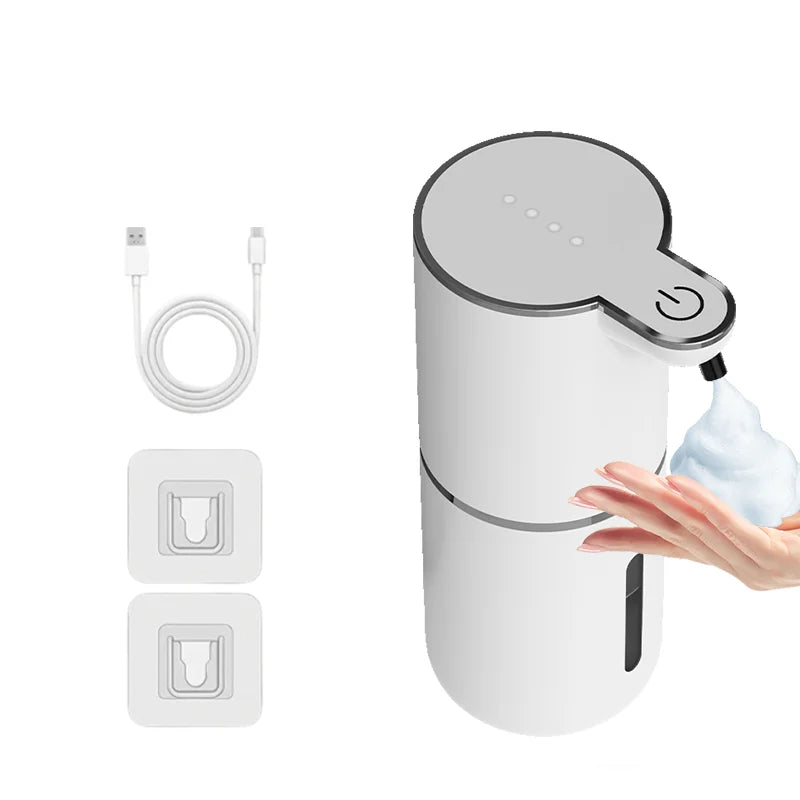 Automatischer Seifenspender – 380ml, wiederaufladbar, 4 Stufen | Sensor-Dispenser