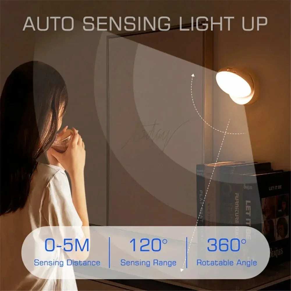 LED Nachtlicht USB – Bewegungssensor, Schrank & Bett
