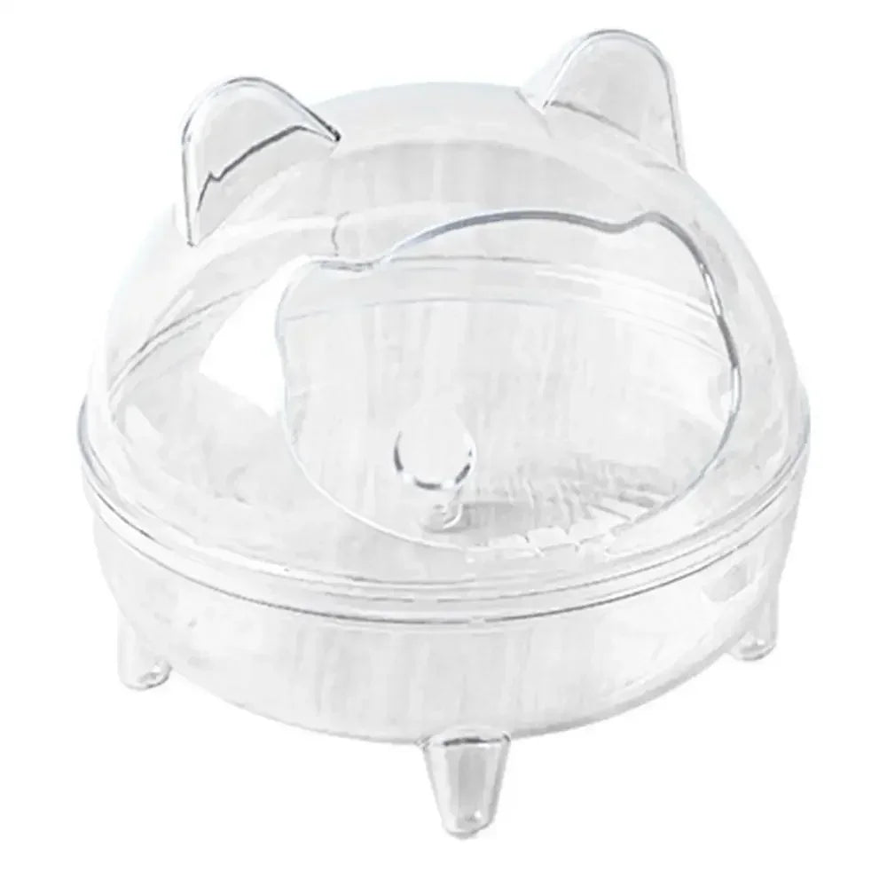 Hamster-Badhaus – Transparent, Anti-Spill & für Kleintiere