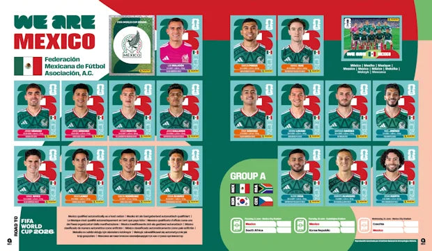 Panini WM 2026 Aufkleber-Set & Album – Limitierte Auflage, Fußball-Sammelkollektion