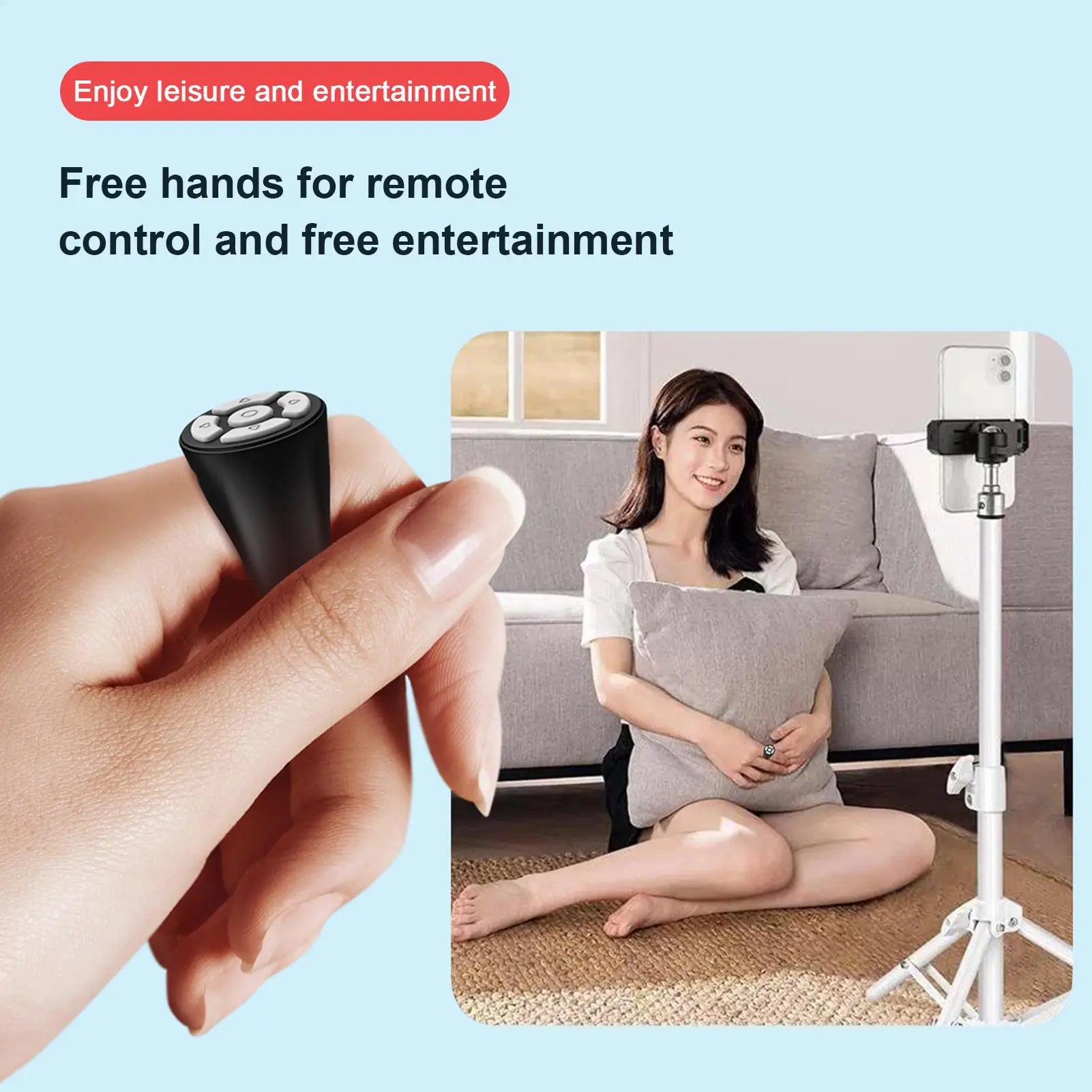 Bluetooth Scrollring – TikTok, Reels & Selfie kabellos steuern
