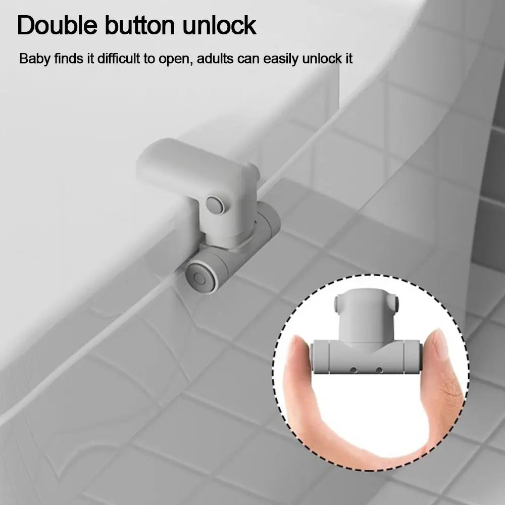 Baby WC-Sicherheitsschloss – Selbstklebend & Multifunktional