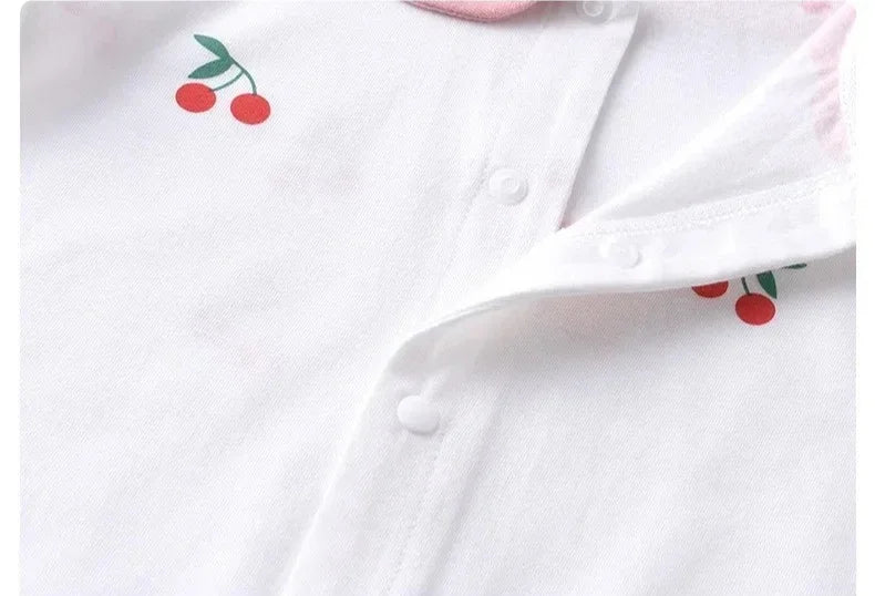 Baby-Strampler Sommer – Kurzarm, 100% Baumwolle & Pyjama