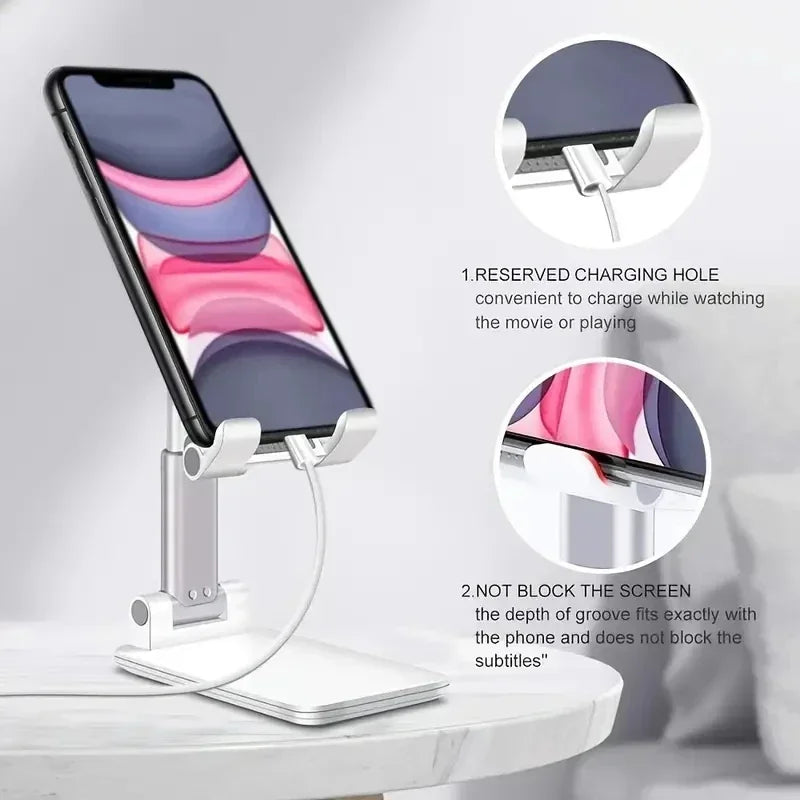 Handy-Ständer Schreibtisch verstellbar – Universal Tablet-Halter für iPhone, iPad & mehr