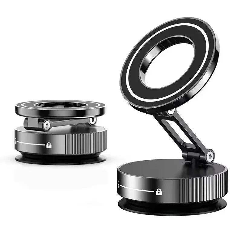 Magnetischer Handyhalter – Saugnapf, 360° & faltbar