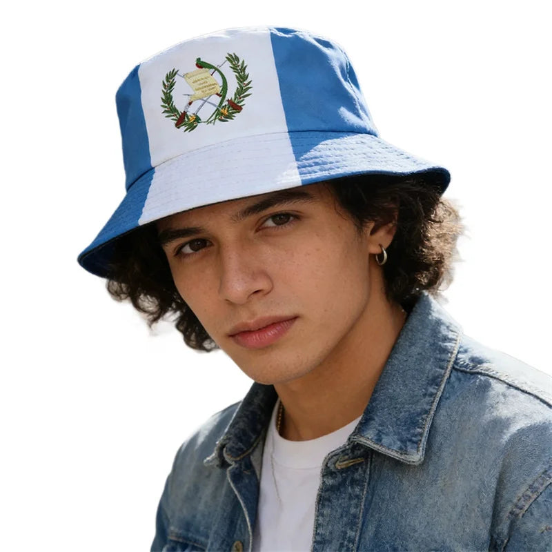 Länderflaggen Bucket Hat – Wendbar, Fußball-Fan & Outdoor
