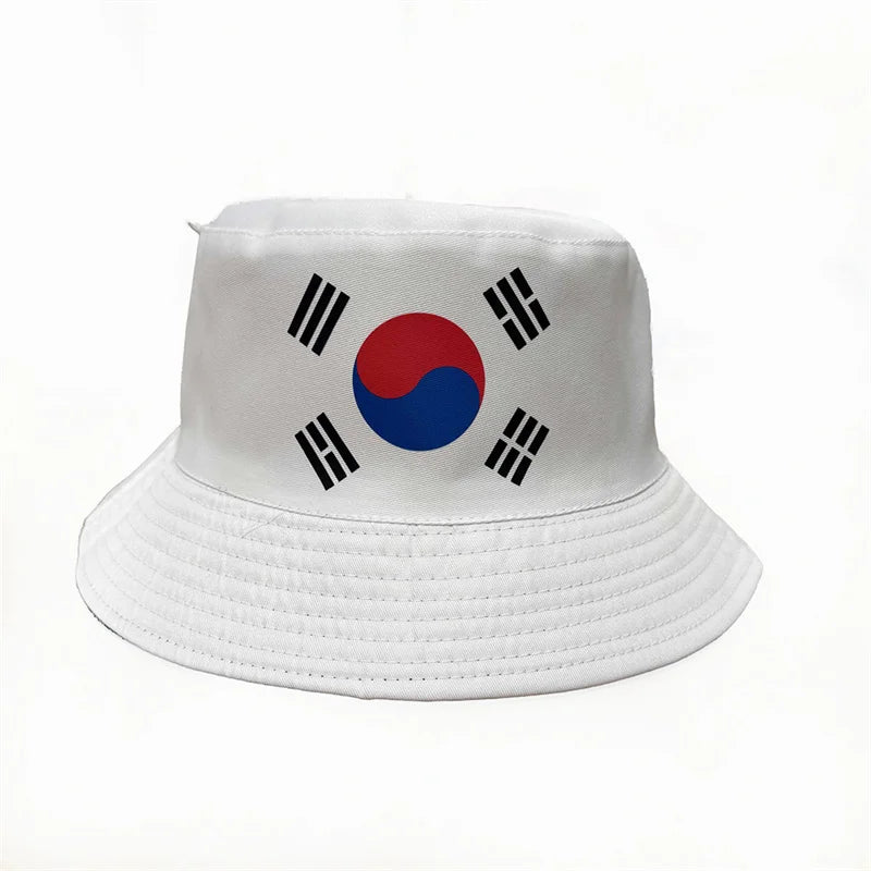 Länderflaggen Bucket Hat – Wendbar, Fußball-Fan & Outdoor