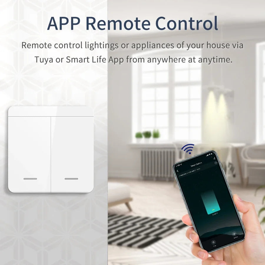 Tuya WiFi Schalter RF 433MHz – Alexa & Google