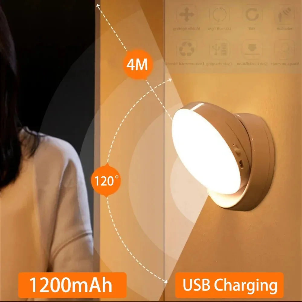 LED Nachtlicht USB – Bewegungssensor, Schrank & Bett