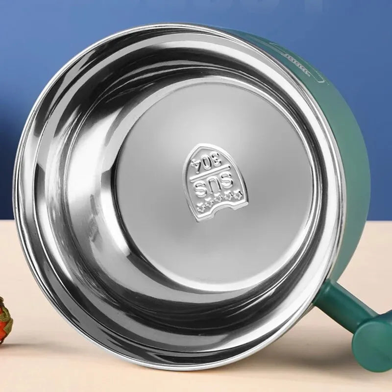 Edelstahlschüssel mit Deckel für Instant-Nudeln – 1000 ml, auslaufsicher & tragbar