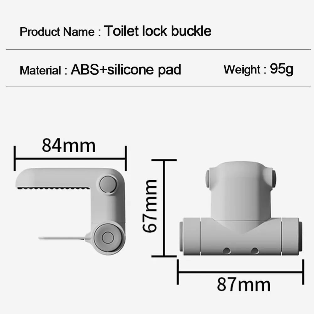 Baby WC-Sicherheitsschloss – Selbstklebend & Multifunktional