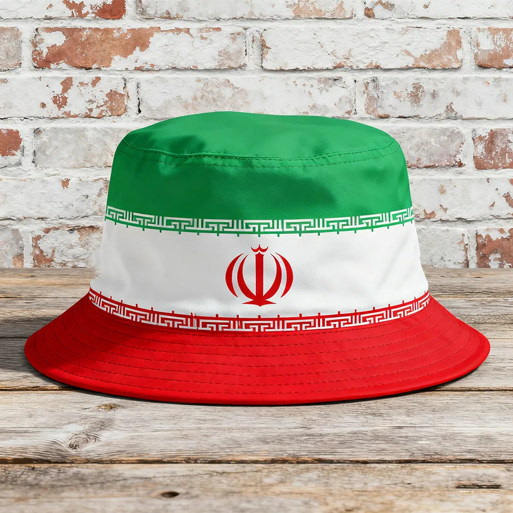 Länderflaggen Bucket Hat – Wendbar, Fußball-Fan & Outdoor