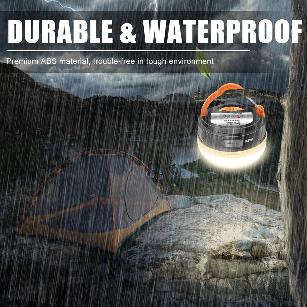Campinglaterne 10W – USB aufladbar, 1200mAh & hängbar