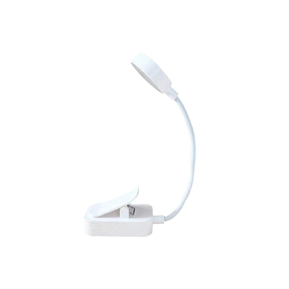 Buchlampe LED Clip – 3 Farben, dimmbar & Akku