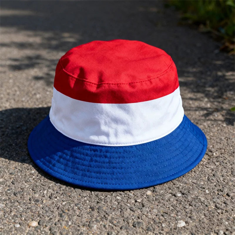 Länderflaggen Bucket Hat – Wendbar, Fußball-Fan & Outdoor