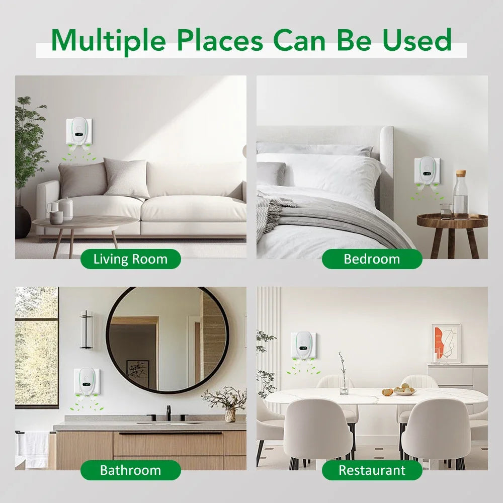 Mini Luftreiniger Plug-In – Negativ-Ionen-Ionisator für Büro, Schlafzimmer & Bad