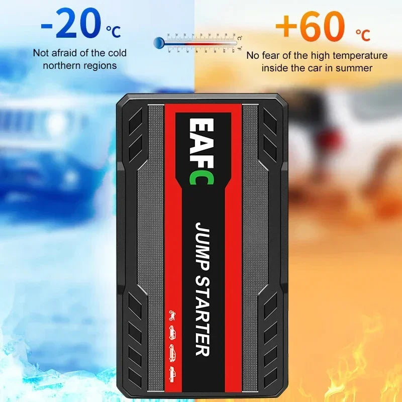 Auto Starthilfe-Powerbank 600A – 12V mit LED-Licht