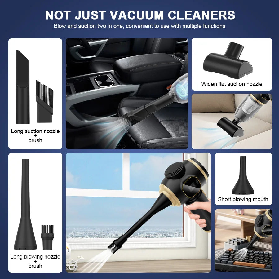 Kabelloser Auto-Staubsauger ABS – Hochleistung für Auto & Sofa