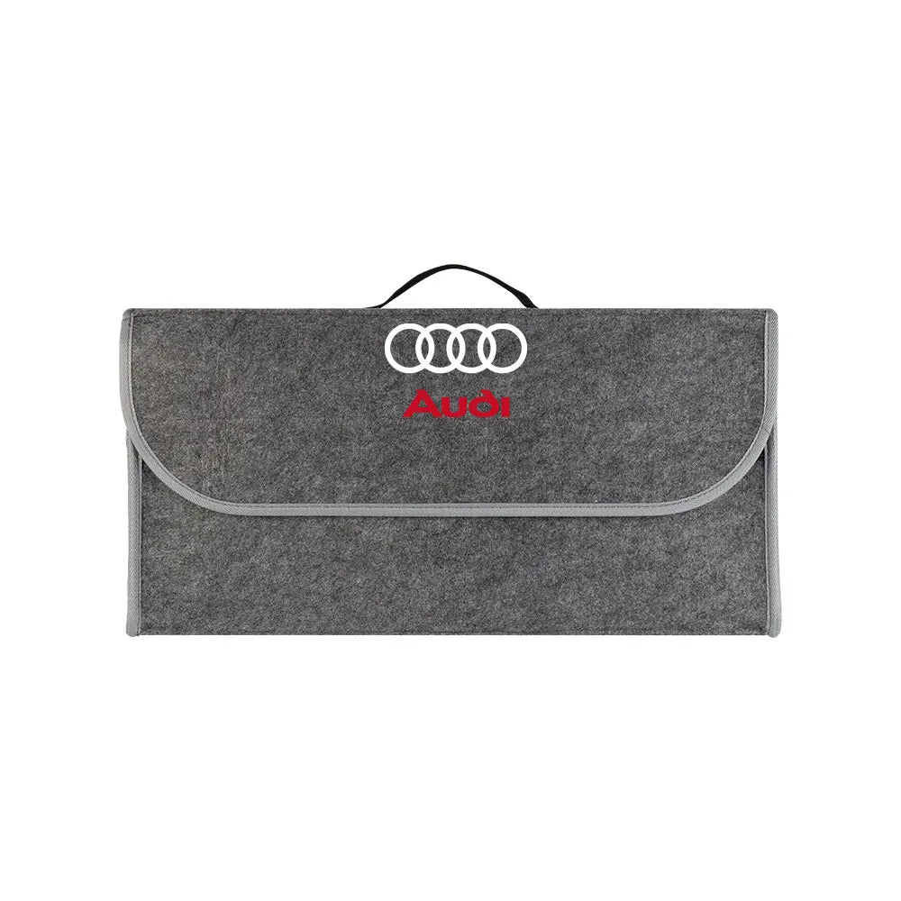 Audi Kofferraum-Organizer aus Filz – Aufbewahrungsbox für A3 A4 A5 A6 Q3 Q5 S-Line & mehr