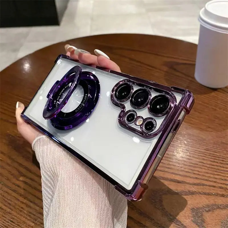 Samsung Hülle Magnetisch – Transparent, Standfunktion & MagSafe