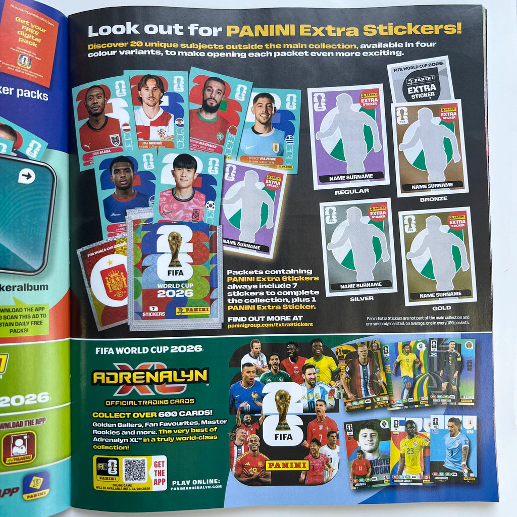 Panini WM 2026 Aufkleber-Set & Album – Limitierte Auflage, Fußball-Sammelkollektion