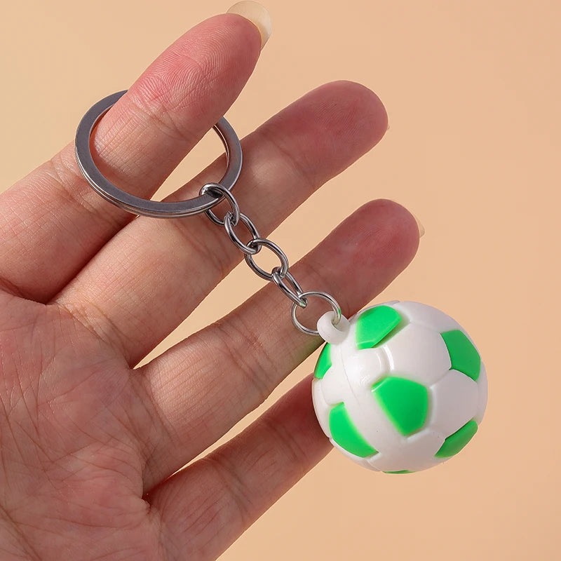 Fußball Schlüsselanhänger 3D – Länderflagge, Tasche & Auto