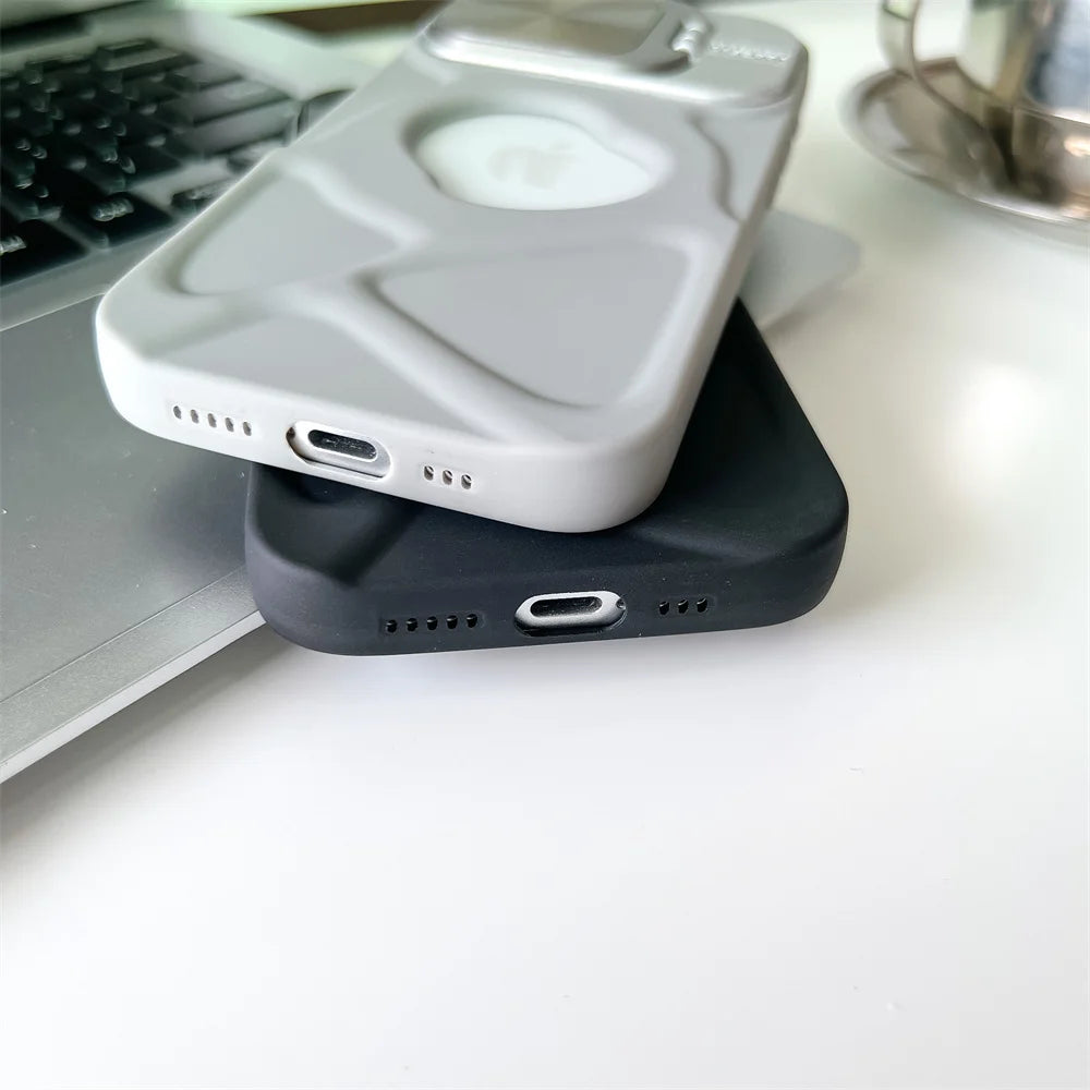 Transparente Magnetische iPhone Hülle – Linsenschutz, MagSafe, iPhone 11–17 Pro Max