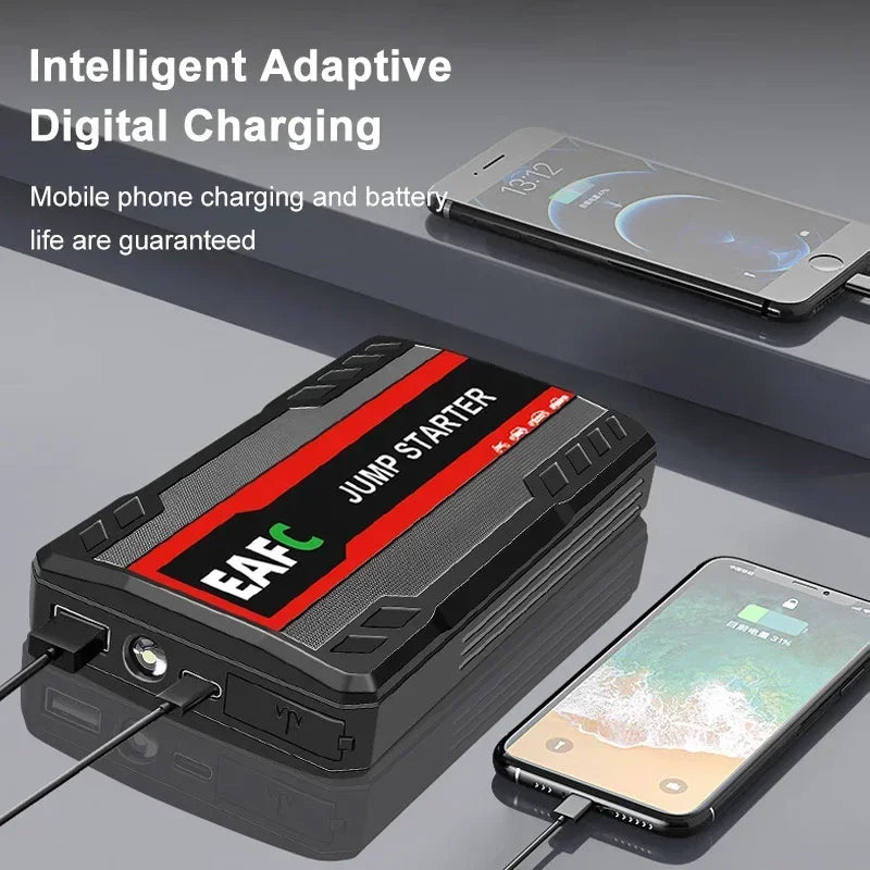 Auto Starthilfe-Powerbank 600A – 12V mit LED-Licht