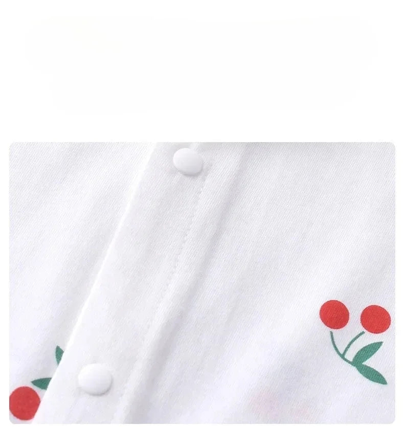 Baby-Strampler Sommer – Kurzarm, 100% Baumwolle & Pyjama