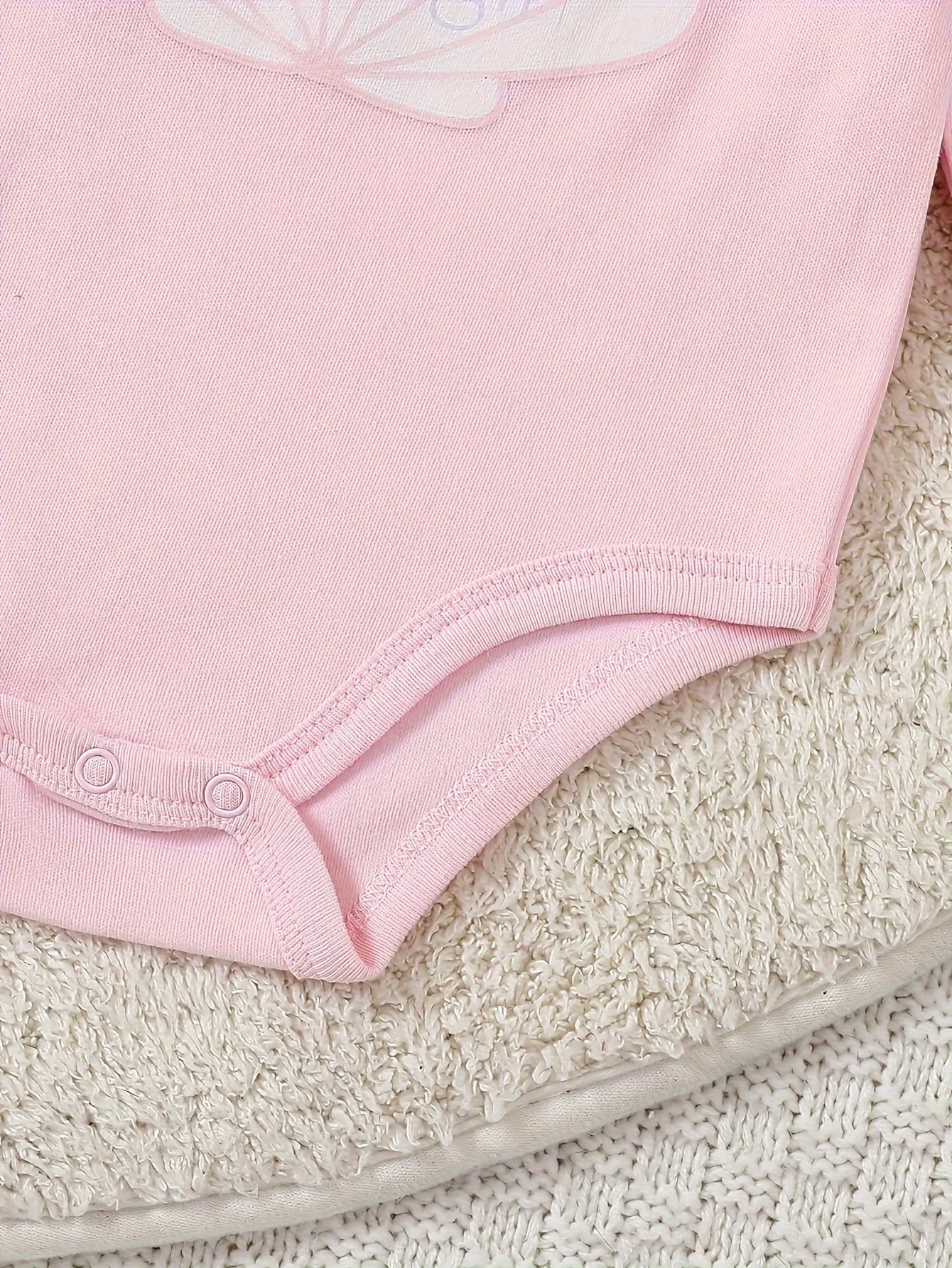 Baby-Strampler Mädchen 3er-Set – Langarm, Baumwolle, 0–12 Monate