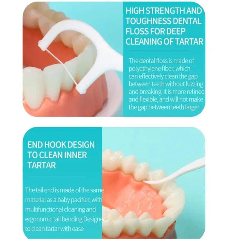 Zahnseide-Sticks Einweg – Tragbar & Hygienisch