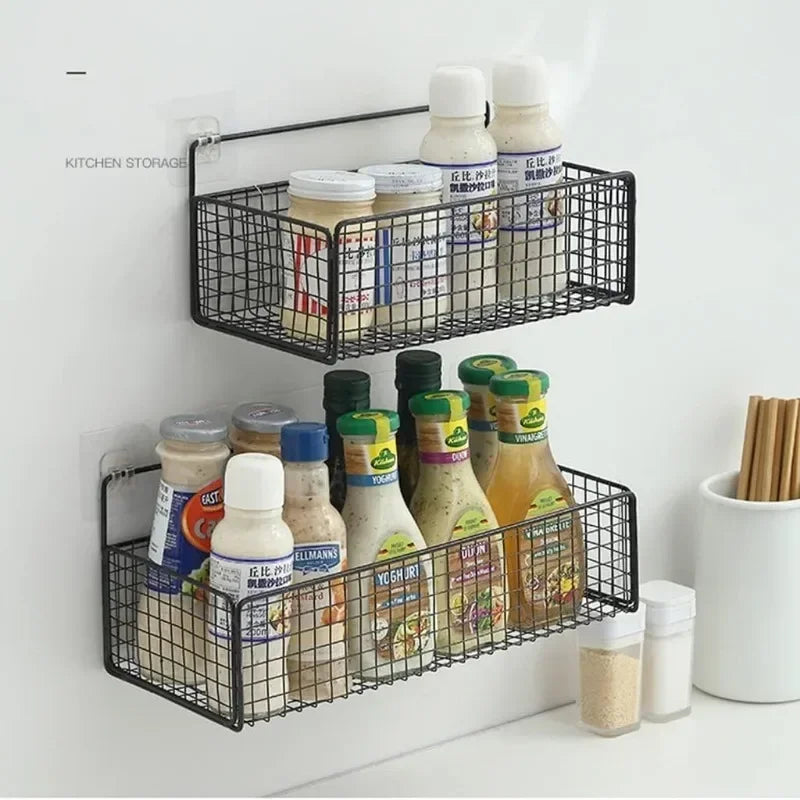 Badezimmer-Organizer Wandregal – Ohne Bohren & multifunktional