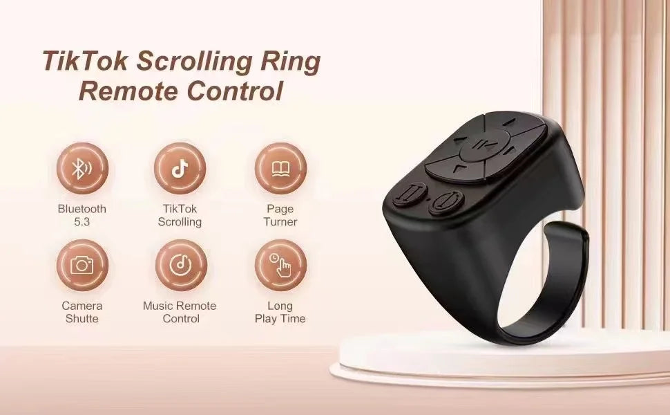 TikTok Scrollring Bluetooth – iOS & Android