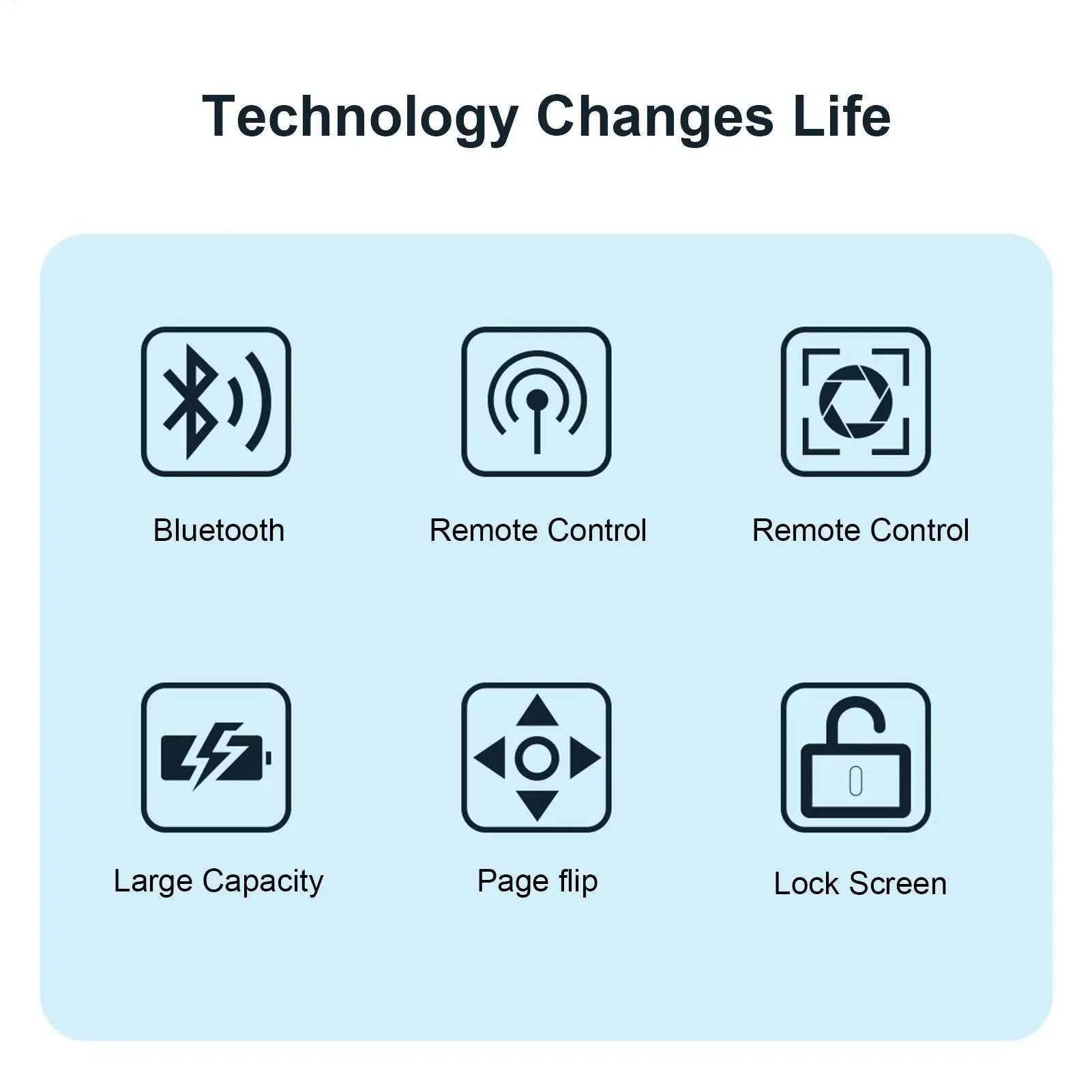 Bluetooth Scrollring – TikTok, Reels & Selfie kabellos steuern