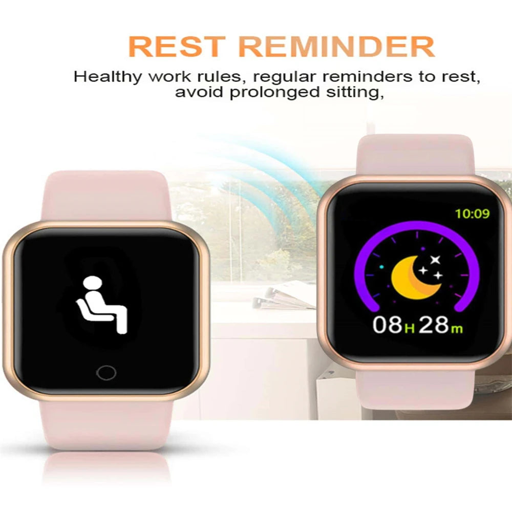 Smartwatch Fitness – Herzfrequenz, Schlaf & Nachrichten