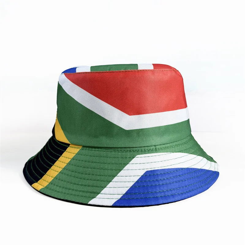Länderflaggen Bucket Hat – Wendbar, Fußball-Fan & Outdoor